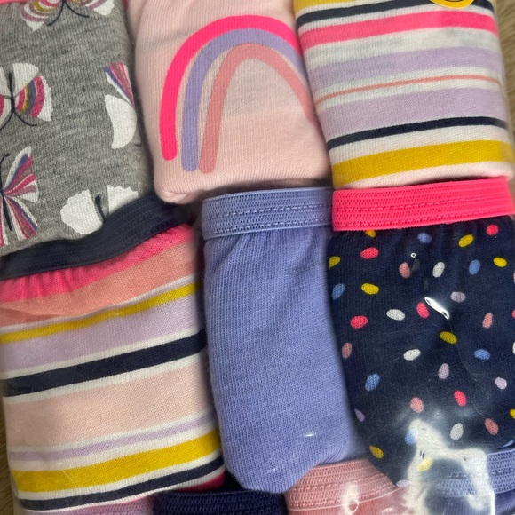 Cat & Jack Girls Size 12- Brief Underwear 10 pack (100% cotton) - Picture 4 of 4